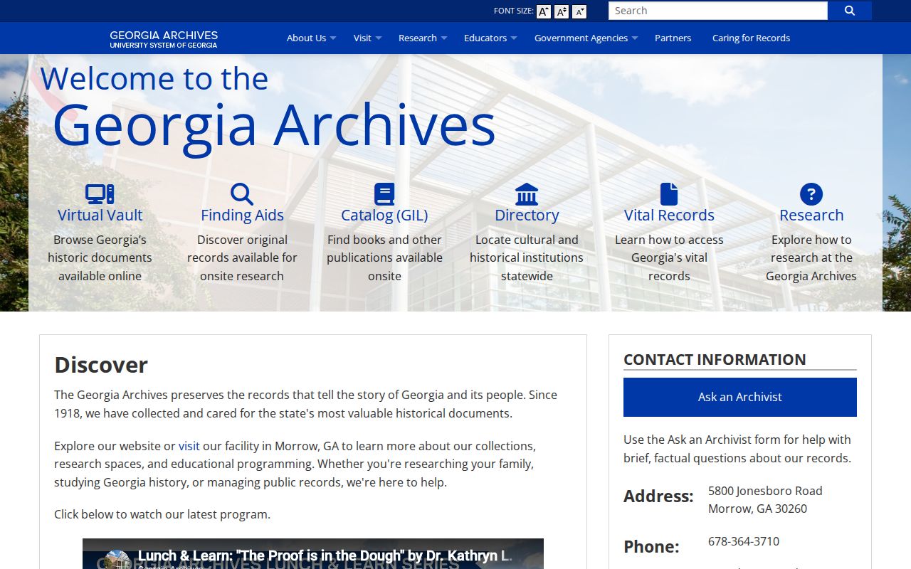 Suwanee city directory research through the Georgia Archives catalog